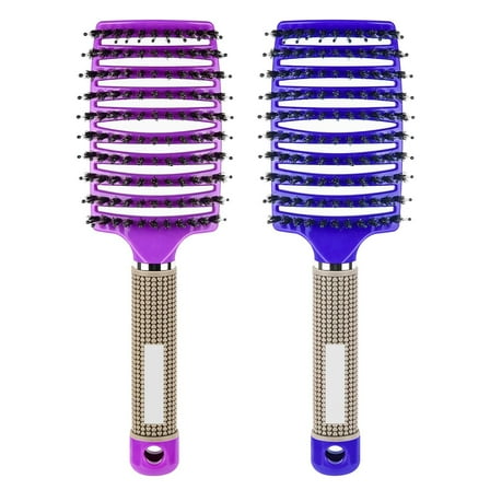 2 Pack Detangling Brush for Women Curly Hair Detangle Remove Tangle Painless