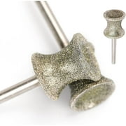 2 Pack Diamond Dog Nail Grinder Bits for Rotary Tool Fits Dremel and Many Others
