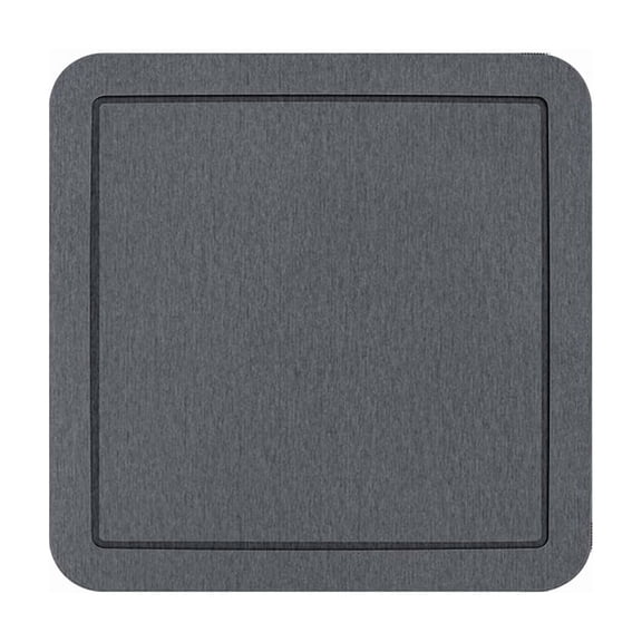 2 Pack Diatomite Plant Drainage Mat 12 x 12 Inch, Absorbent Ceramic Pot Trays for Indoor Plants, Fast Drying Flower Pot Saucer, Grey