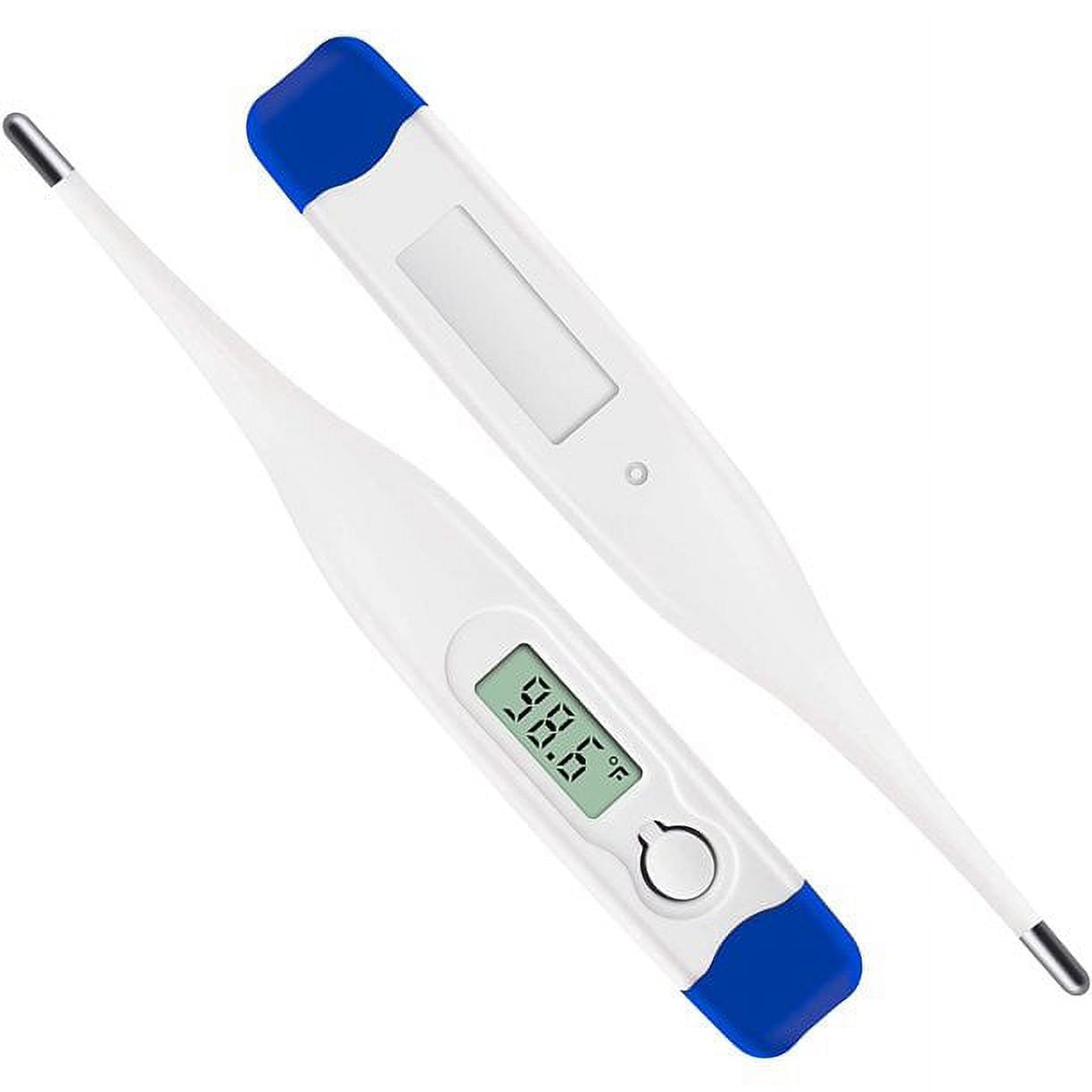 2Pack Digital LCD Oral Thermometer for Adults Kids Babies Fever