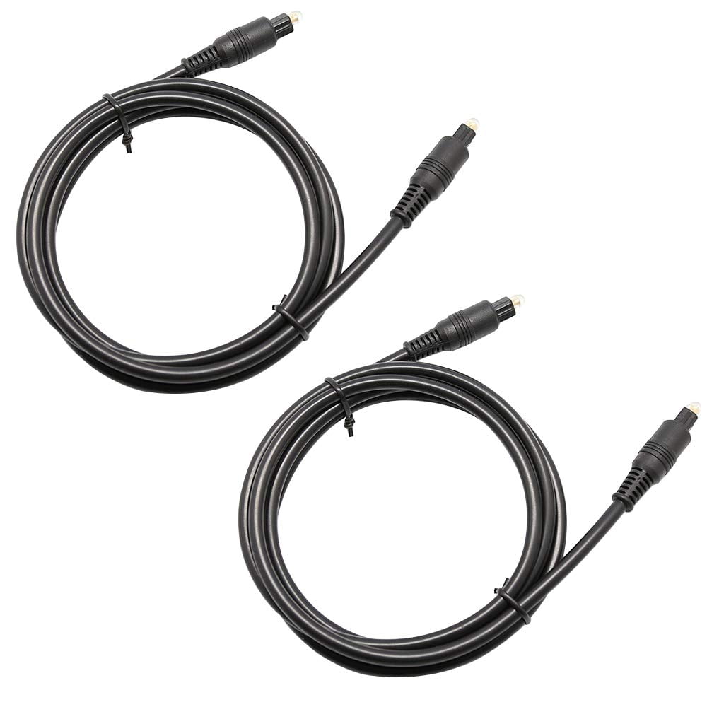 DaKuan 2 Pack 6ft Digital Optical Audio Cable - Gold Plated Toslink for ...