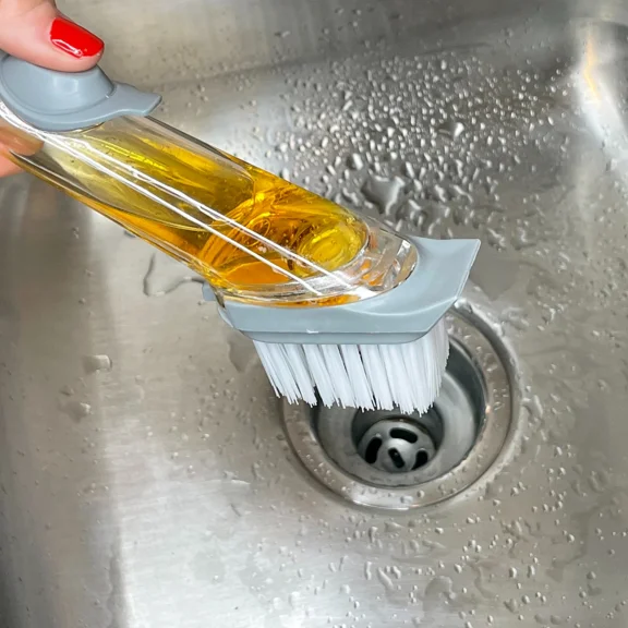 2 Pack_Dish Brush_Soap Dispense_Scrubbing Brush__Kitchen Brush_
