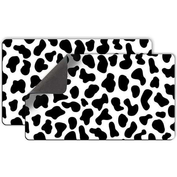 2 Pack Dish Drying Mat Drying Mat for Kitchen Counter, Coffee Mat Coffee Maker Mat Dish Drying Mats for Kitchen Counter 19.5x12Inch Dish Drying Pad Ultra Absorbent and Non-Slip Coffee Machine Mat