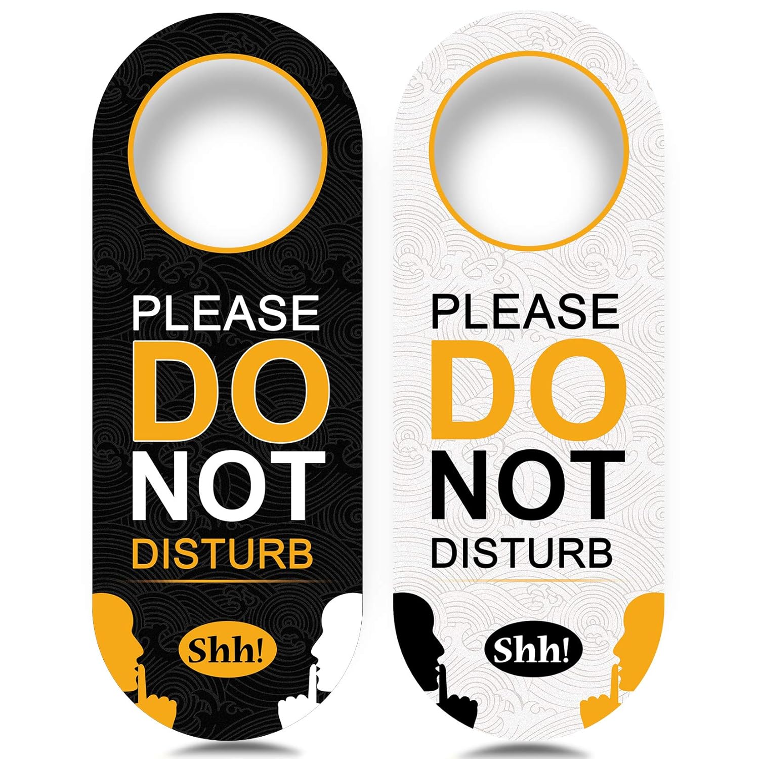 2 Pack Do Not Disturb Door Hanger Sign Funny, Meeting in Progress Door ...