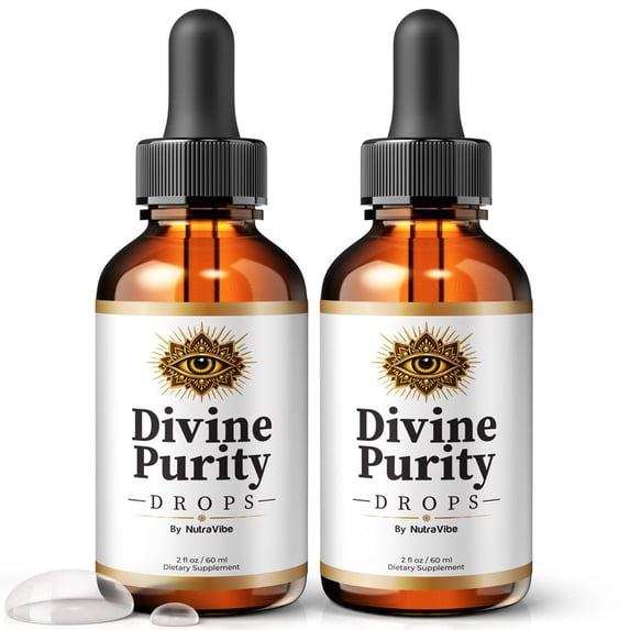 (2 Pack) Divine Purity Drops – Daily Eye Care Formula with Original ...