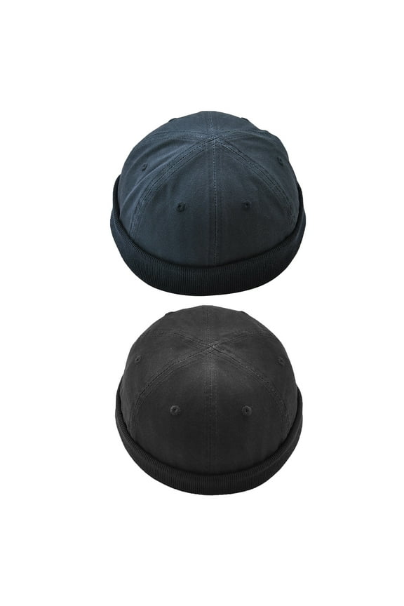2 Pack Docker Docker Brimless Hat Fisherman Cotton