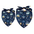 2 Pack Dog Bandana Hanukkah Girl Boy Pet Bibs Dog Scarf Kerchief