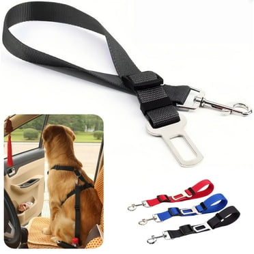 2-Pack Dog Seat Belt for Car, Adjustable Nylon Pet Seatbelt, Supports All Cars, Dog Car Leash Seat Belt, Seatbelt for Dogs, Cats & Ferrets Travel Harness（Blue ）