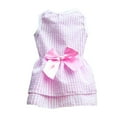 2Pack,Dog Skirt Bow Knot Dog Clothes Medium Dog Dress Wedding Dress