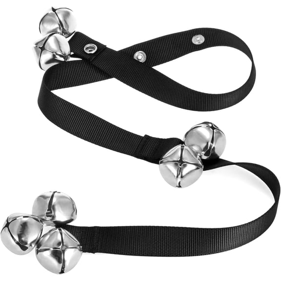2-Pack Dog Training Bell - Innovative and Loud Pet Toy, Suitable for Potty Training Outdoors. Ideal for All Breeds of Small, Medium and Large Dogs, Cats, Kittens; Suitable for Indoor