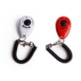 thumbnail image 1 of 2/Pack Dog Training Clicker with Adjustable Wrist Strap Durable Lightweight Easy To Use for Cats Puppy Birds Horses White Red, 1 of 8