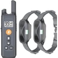 thumbnail image 1 of Dog Trainer with Remote Control, Electric Dog Training Collar with 4 Training Modes, Waterproof Dog Shock Collar Rechargeable Electronic Collar, Extra Long 2600 Feet Remote Range (2 Pack), 1 of 6