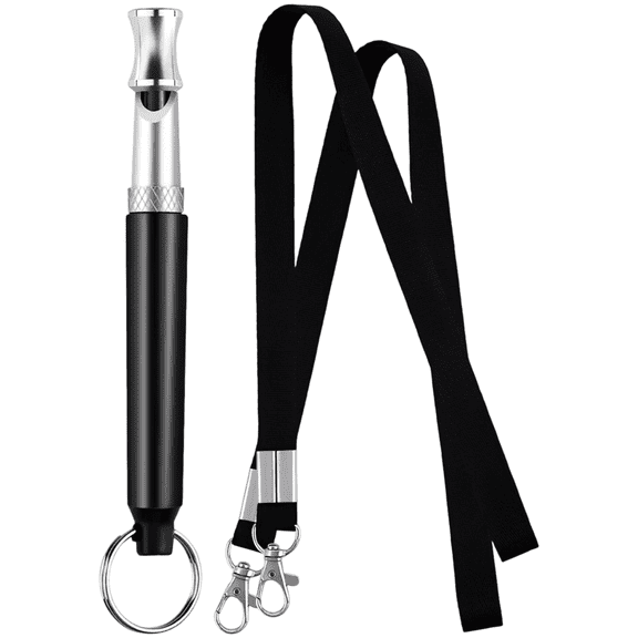 2-Pack Dog Training Whistle, High-Performance Adjustable Ultrasonic Silent Pet Trainer with Lanyards, Sturdy Copper Body for Canine Obedience, Bark Control, Outdoor Walks