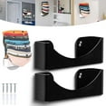 thumbnail image 1 of 2 Pack Dome Hat Rack Hat Dock Wall Vertical Dome Hat Rack Baseball Organizer Hat Storage Hanger For Baseball Caps Vertical Storage Hanger For Cowboy Baseball Caps, 1 of 6