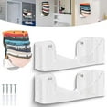 thumbnail image 1 of 2 Pack Dome Hat Rack Hat Dock Wall Vertical Dome Hat Rack Baseball Organizer Hat Storage Hanger For Baseball Caps Vertical Storage Hanger For Cowboy Baseball Caps, 1 of 6