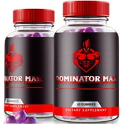 2 Pack Dominator Max Gummies, Official Formula for Muscle Support & Overall Health, All-Natural Supplement to Boost Energy, Dominator Ma Reviews 120 Gummies
