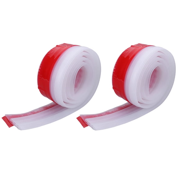 2 Pack Door Draft Stopper Under Door Seal for Exterior/Interior Doors, Weather Stripping Door Sweep, Noise Reduction, Cold Air Insulation, Strong Glue, Easy Installation (39 Inches)