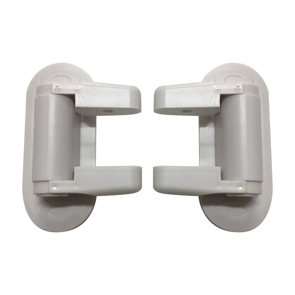 2-Pack Door Handle Lock,Child Proof Door Lever Lock for Kids Safety,Stops Toddler,Dog and Cat from Opening Doors, Easy One-Hand Adult Use, No-Drill Adhesive,For Home Bath,Kitchen(White)