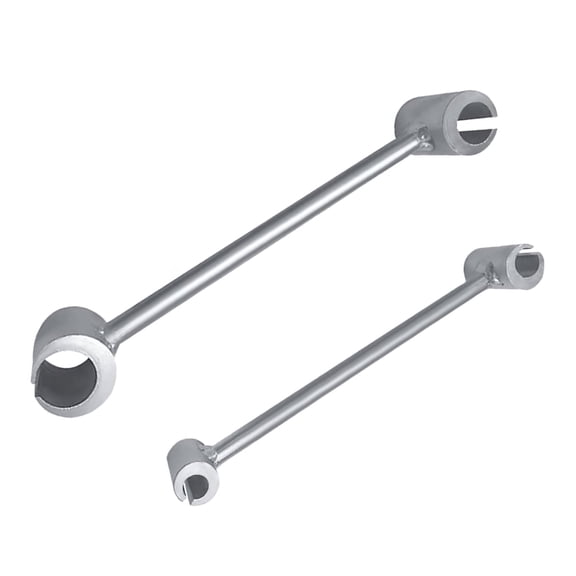 2 Pack Door Hinge Adjustment Tool, Heavy Duty Double Head Hinge Gap Adjuster, Steel Door Alignment Wrench Fits 5/16"–1" Flag Hinges