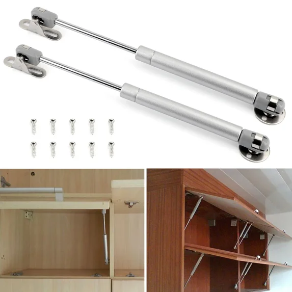 2 Pack Door Hinge Gas Spring Strut Prop Shock Lift Kitchen Cabinet Hydraulic Us