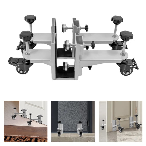 2-Pack Door Installation Tool 300lbs Adjustable Holder 1-3/4"–2-1/4" Doors