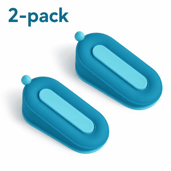 2-Pack Door Stopper Wedge, Non-Slip Door Holder, Anti-Slam Door Stops, Durable Door Stop Block for Home, Office, Bedroom Use