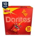 thumbnail image 1 of 2 Pack Doritos Nacho Cheese Tortilla Snack Chips, 1oz, 10 Count Bags, 1 of 5