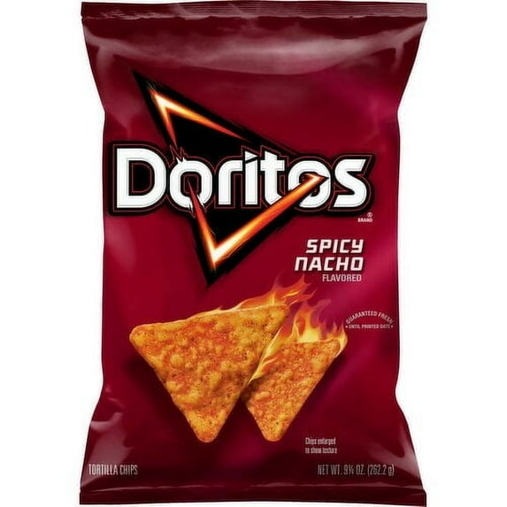 Spicy Nacho Doritos bag