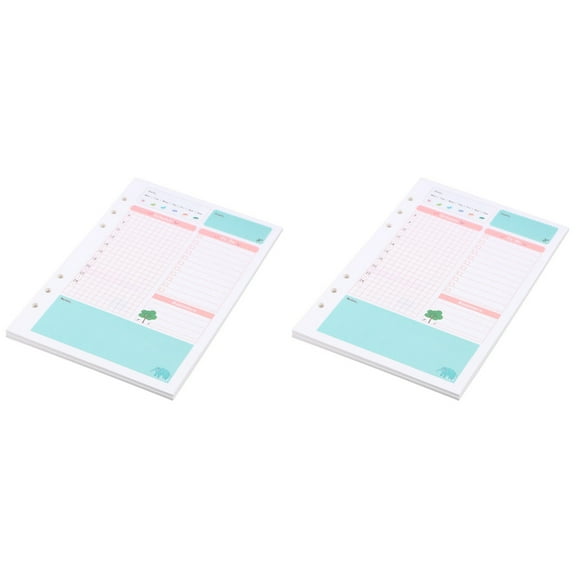 Hytrove Notebook Paper Refills Paper Material For Professionals Office Use 4Set A5 Size