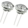 2 Pack Double Button Flush Toilet Button, 58mm Toilet Sink Button