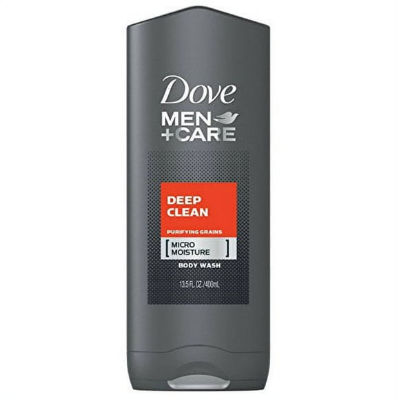 2 Pack Dove Men + Care Deep Clean Body and Face Wash 13.50oz Each