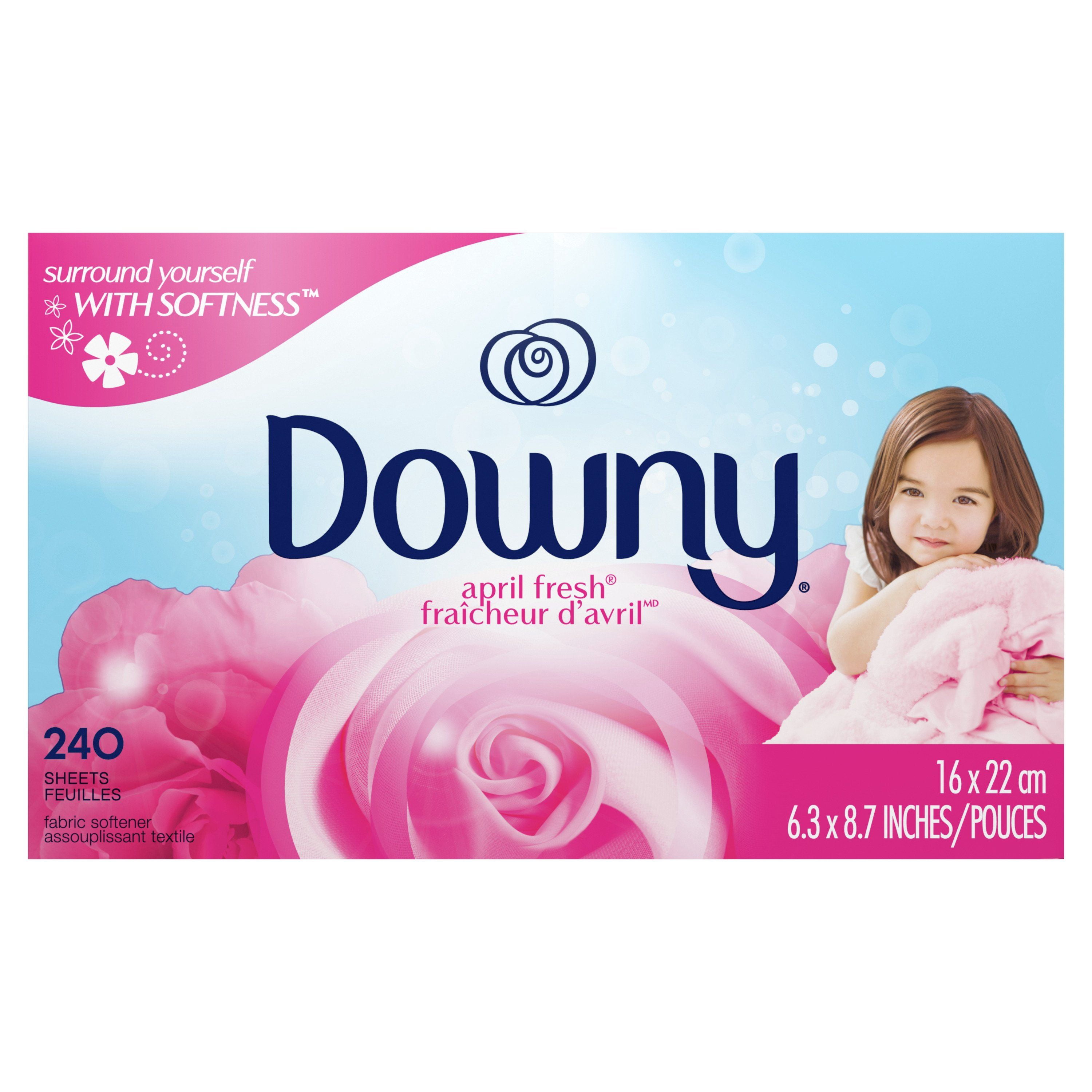 Downy Fabric Softener Dryer Sheets - April Fresh - 240 ct- Pack of 2