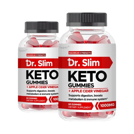 (2 Pack) Dr Slim Keto - Dr Slim Keto ACV Digestion Support Gummies