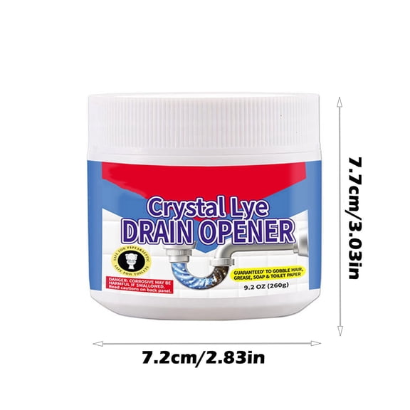 2 Pack Drain Cleaner 260ml Unclogging Agent For Kitchen Sink Bathroom Floor And Toilet Blockages