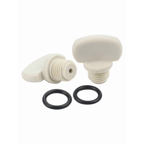 2 Pack Drain Stopper With O-Ring 071131-192115 For Pool Pumps,Leak-Proof For WhisperFlo And For Intelliflo,Plastic Drain Replacement