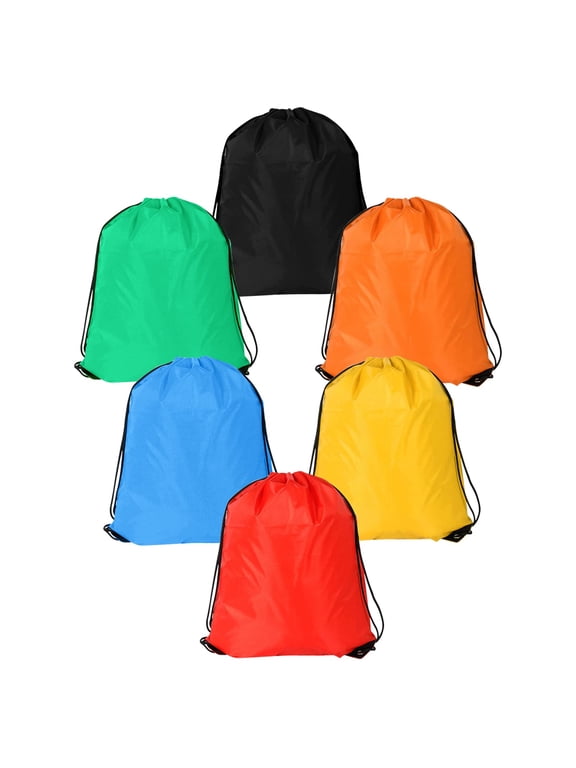 2 Pack Drawstring Backpack String Bag Sack Bag Cinch Gym Bag Storage Backpack for Gym Sport Travel Storage