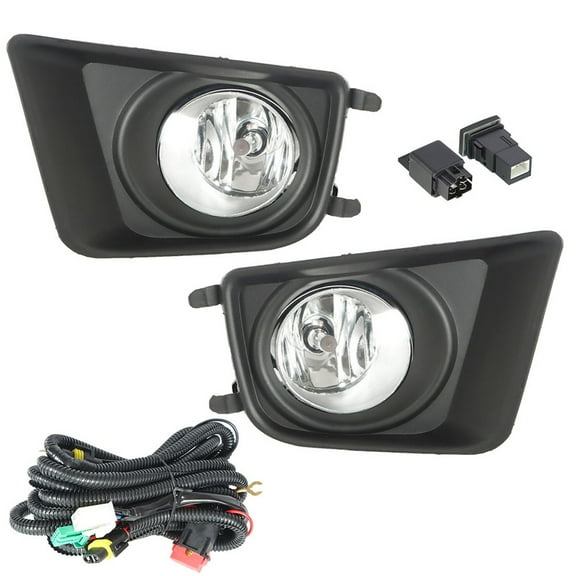 2-Pack Driving Fog Lights Assembly with Bulb Switch Wiring Kit Replacement for 2012-2015 Tacoma Pickup Truck