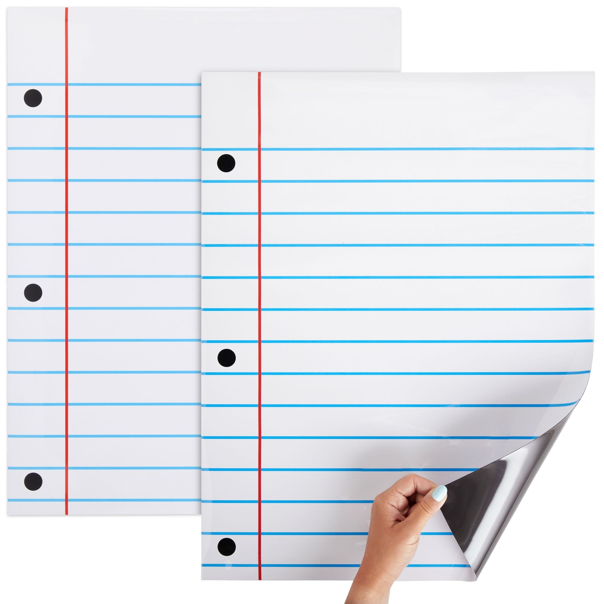 2 Pack Erasable Dry Magnetic Notebook Paper for Cl