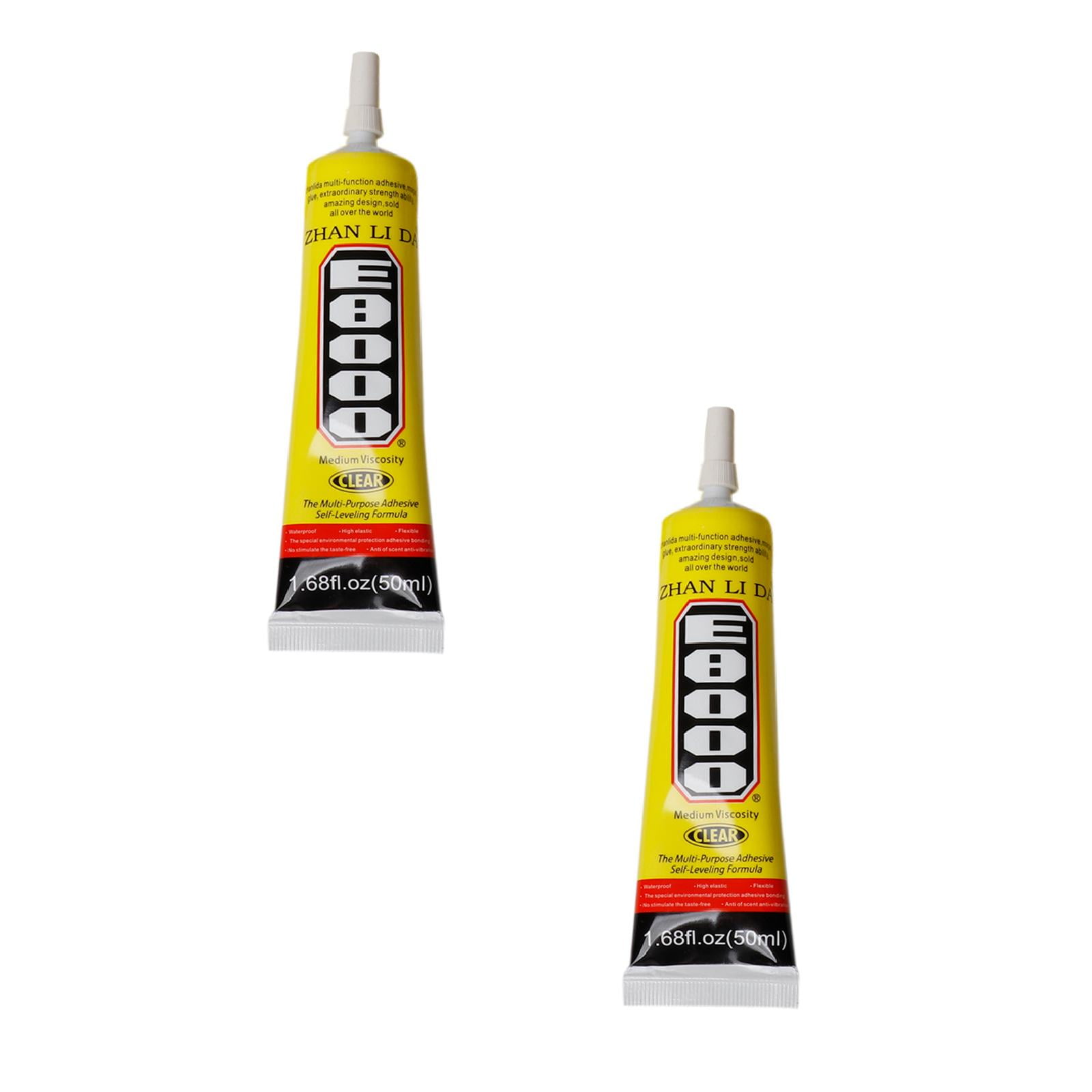 2 Pack Drying Stick E8000 Ceramic Glue for Pottery Clear Clear Jewelry