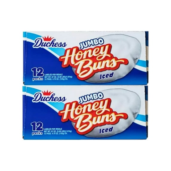 2 Pack | Duchess Jumbo Iced Honey Buns (4.75 oz., 12 pk.)