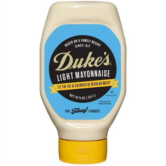 2 Pack Duke's Light Mayonnaise Squeeze Bottle