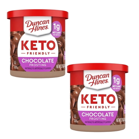 ( 2 Pack ) Duncan Hines Frosting, Keto Friendly, Chocolate 12 Oz