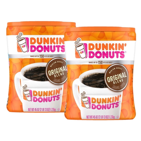 2 Pack | Dunkin Donuts Original Blend, 45 oz