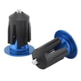 thumbnail image 1 of 2 Pack Durable Bicycle Bar End Plugs Aluminum Alloy Handlebar End Caps Locking Plugs for Road Bike Mountain Bike Expansion Fit, Blue (15.9-21.4mm Inner Diam), 1 of 9