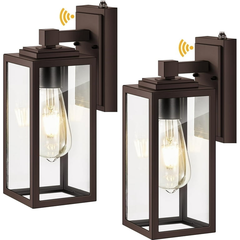 VIANIS Pack Oil Rubbed Bronze Outdoor Lights Wall Mount, Dusk to