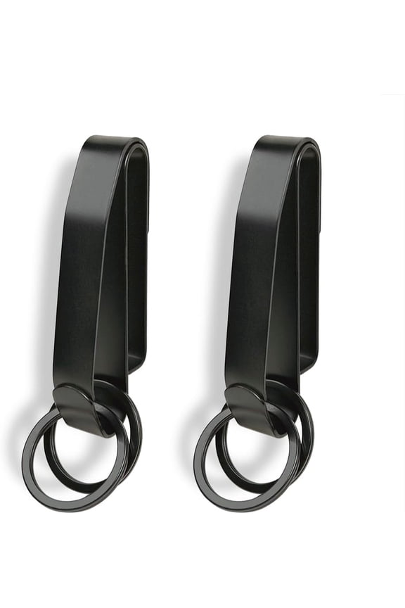 2 Pack Duty Belt Key Holder, Tactical Key Rings for Police and Fire Agencies