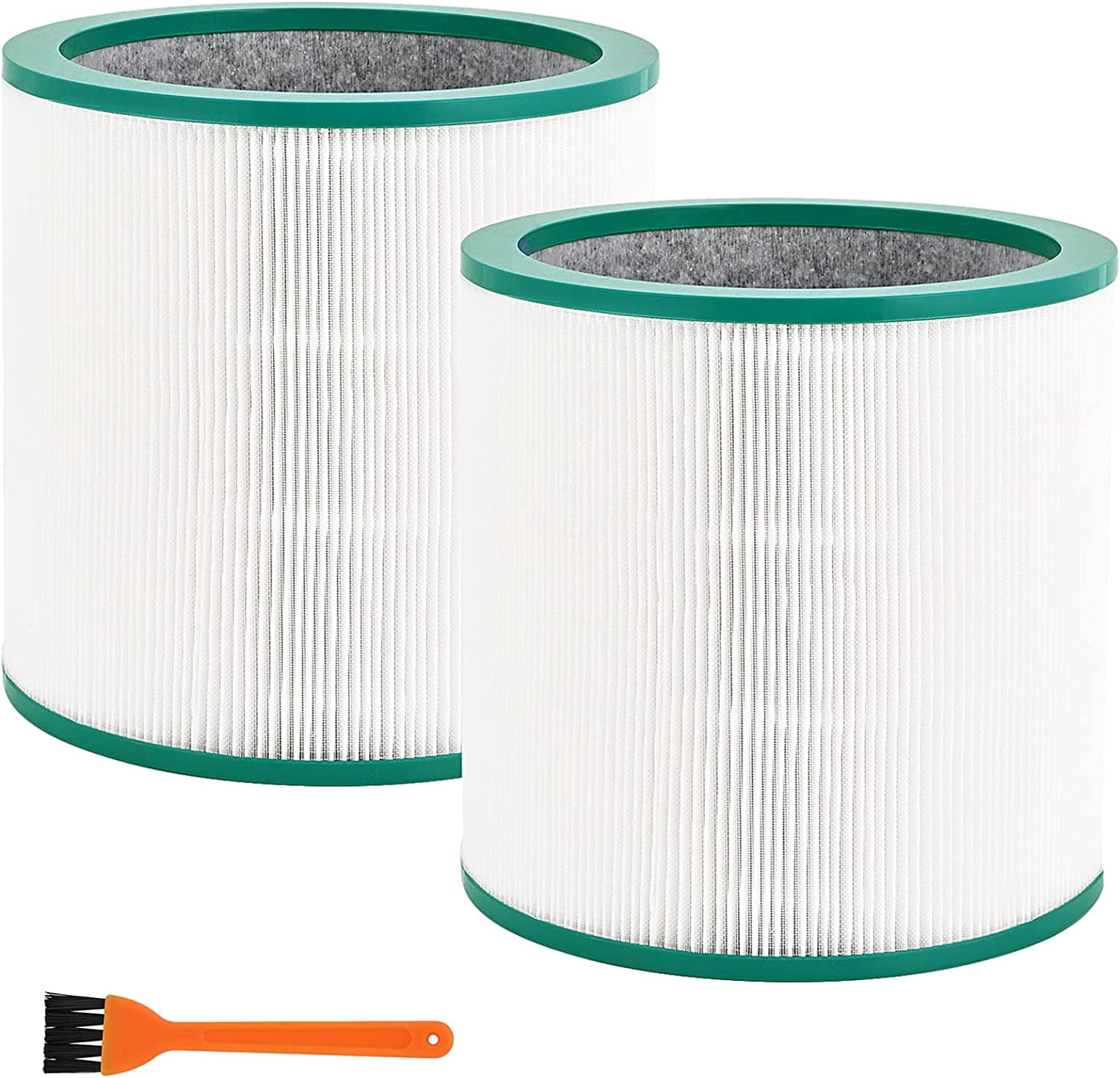 2 Pack Dyson TP02 Air Purifier True HEPA Filters Replacement for Dyson Pure Cool Link TP01, TP02, TP03, AM11, BP01 Tower Air Purifier, Compare to Part # 968126-03 TP02 Air Purifier True Filters