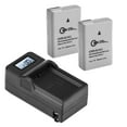 thumbnail image 1 of Green Extreme 2 Pack EN-EL14A and Compact Smart Charger (7.4V 1100mAh), 1 of 8