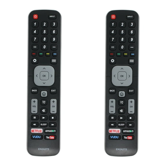 2-Pack EN2A27S Remote Control Replacement - Compatible with Sharp LC60P6070U TV