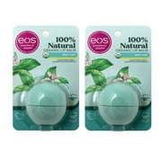 2 Pack EOS Smooth Sphere Evolution Lip Balm Sweet Mint Flavor .25oz